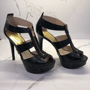Michael Kors Black platform heels